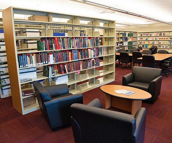 Wide-area view of a UIW library